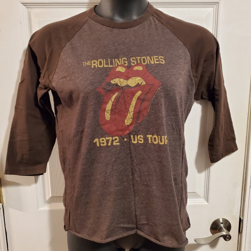 Vintage Rolling Stones 1972 Concert ¾ Sleeve Tee/Jersey